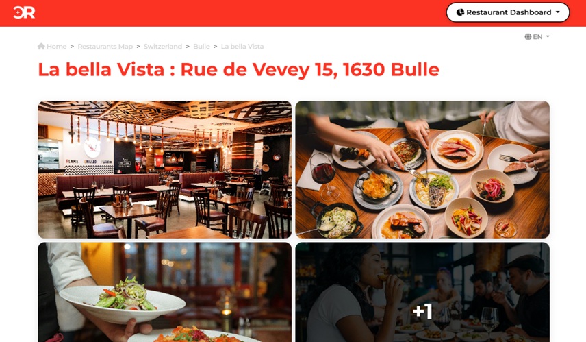 Restaurant-Profilseite