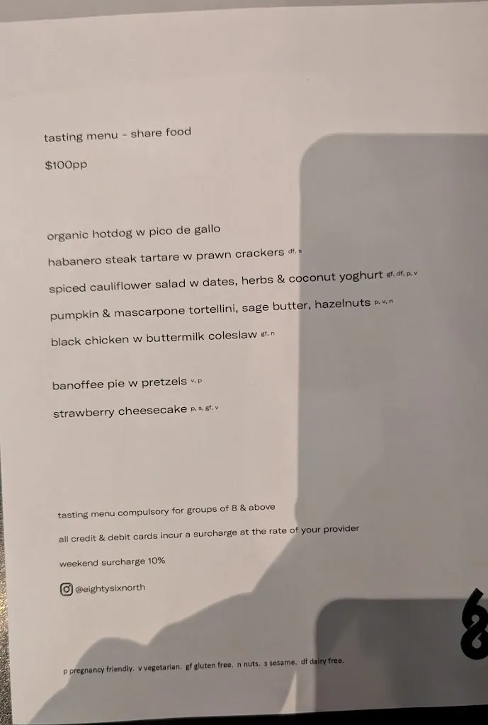 Menu_eightysix restaurant_Canberra_image_old_2