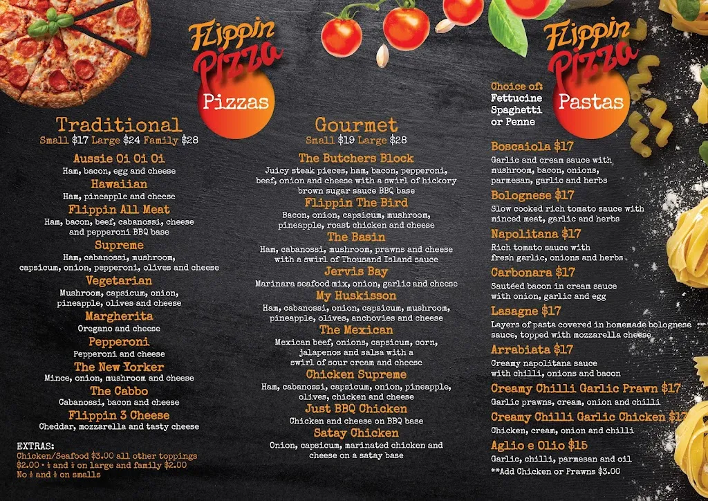 Flippin Pizza restaurant in Basin View
