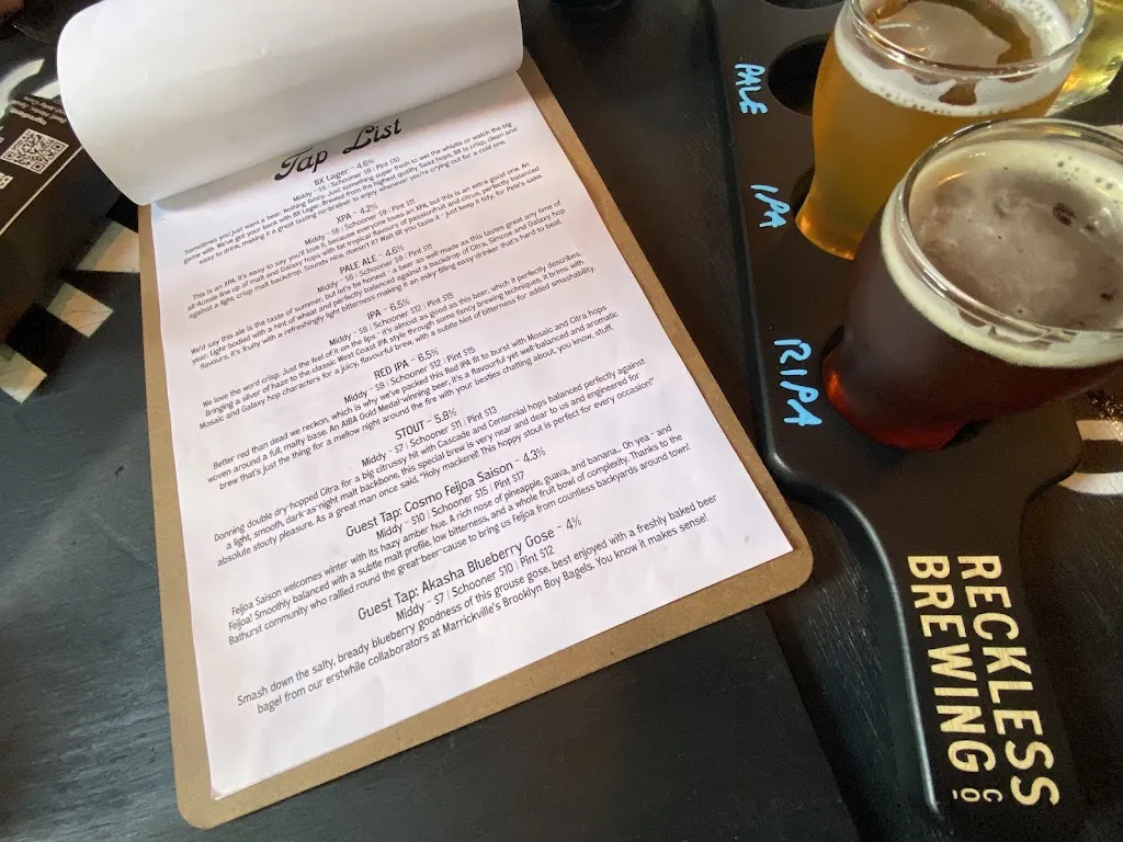Menu_Reckless Brewing Co._Bathurst_image_old_2