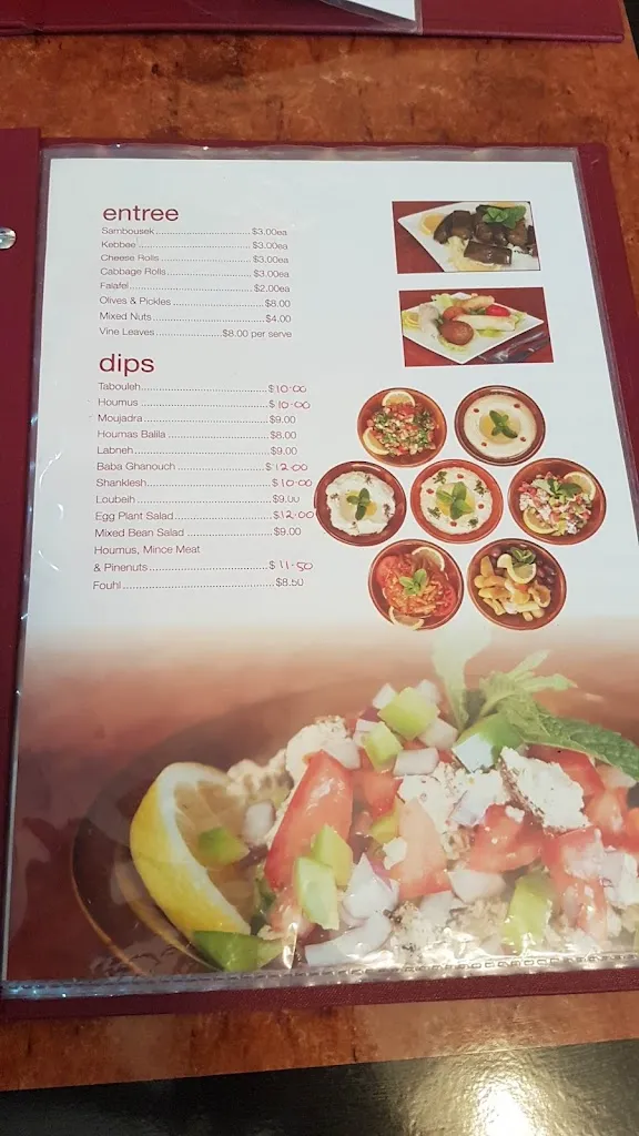 Menu_Maalouf's Restaurant_Bathurst_image_old_3