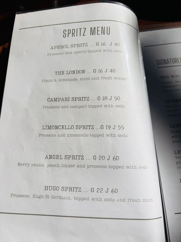 Church Bar_Bathurst_menu_bild_2