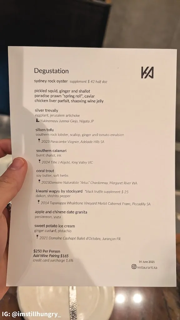Restaurant Ka restaurant in Bellevue Hill