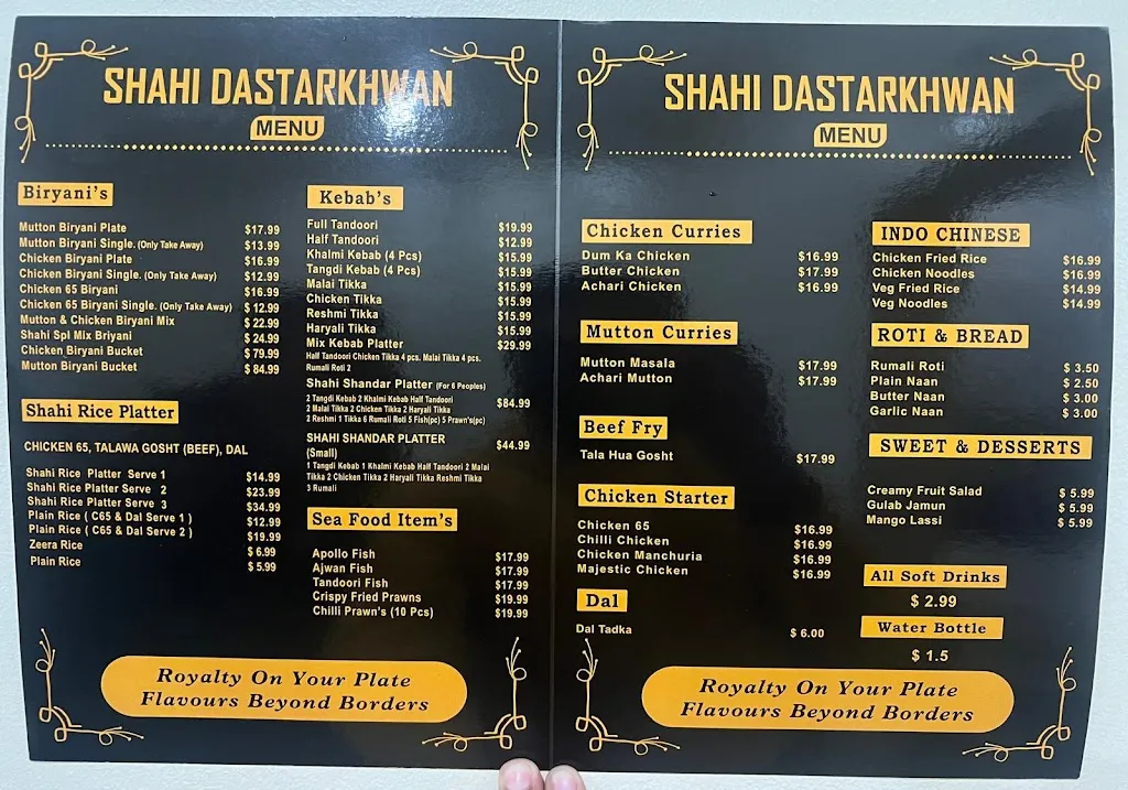 Shahi Dastarkhwan restaurant in Belmore
