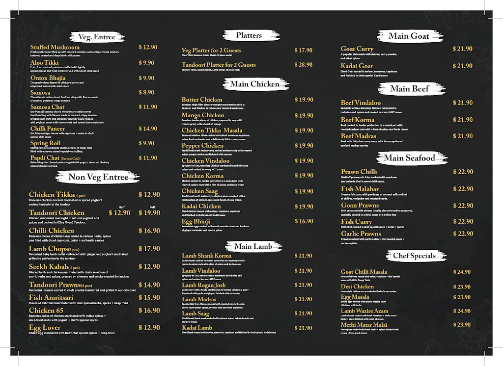 Menu_Baaz indian restaurant & cafe_Berkeley_image_old_1