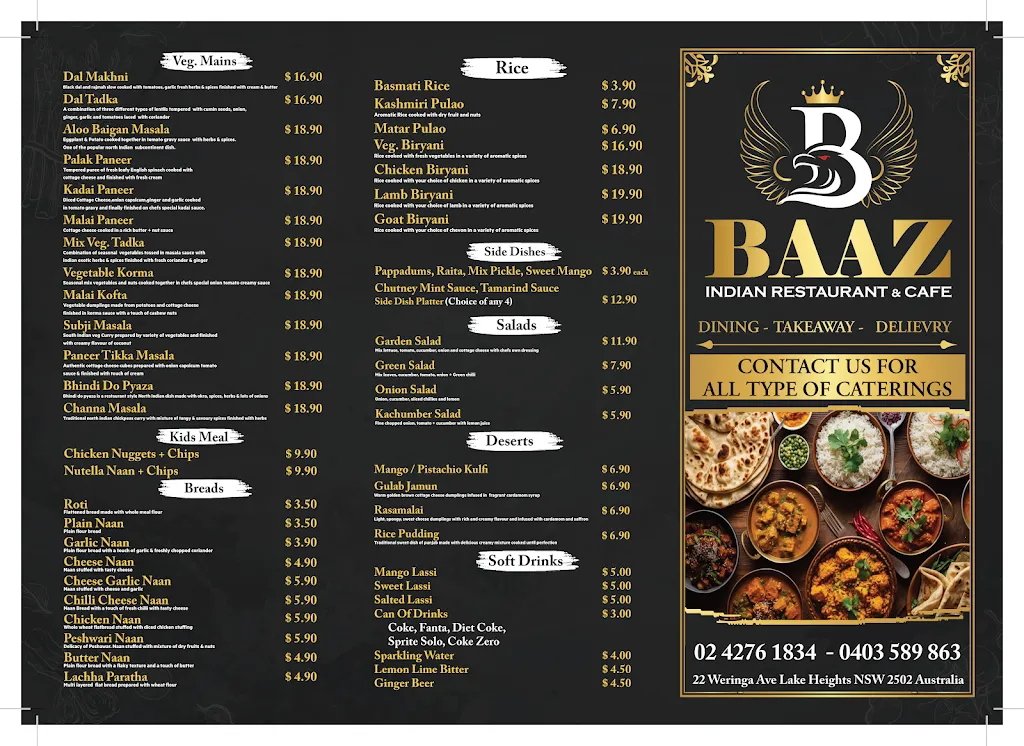 Menu_Baaz indian restaurant & cafe_Berkeley_image_old_3