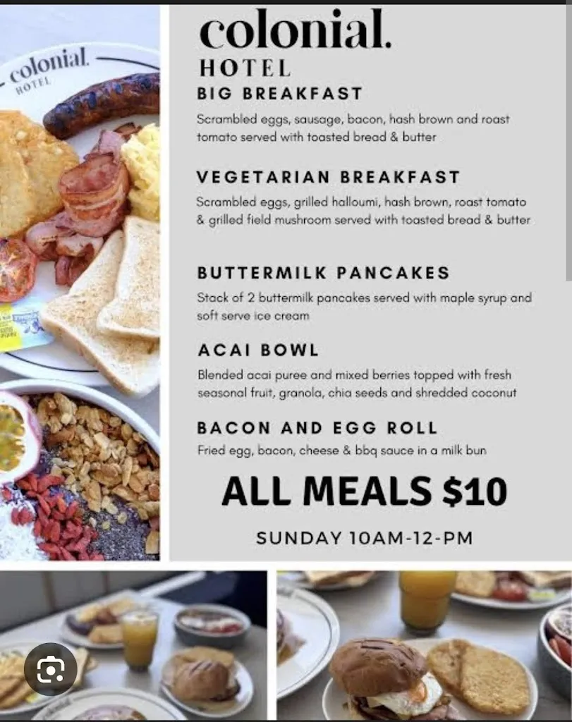 Menu_Colonial Hotel_Bidwill_image_old_3