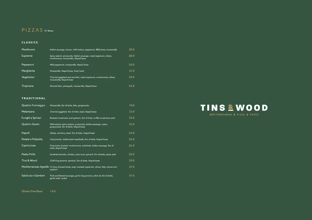 Tins & Wood restaurant in Blackett
