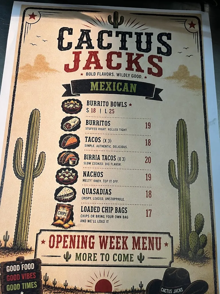 Menu_Cactus Jack's_Blayney_image_old_2