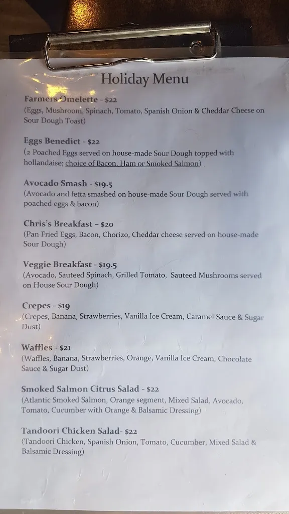 Chris's Patisserie & Bakehouse restaurant in Chapman