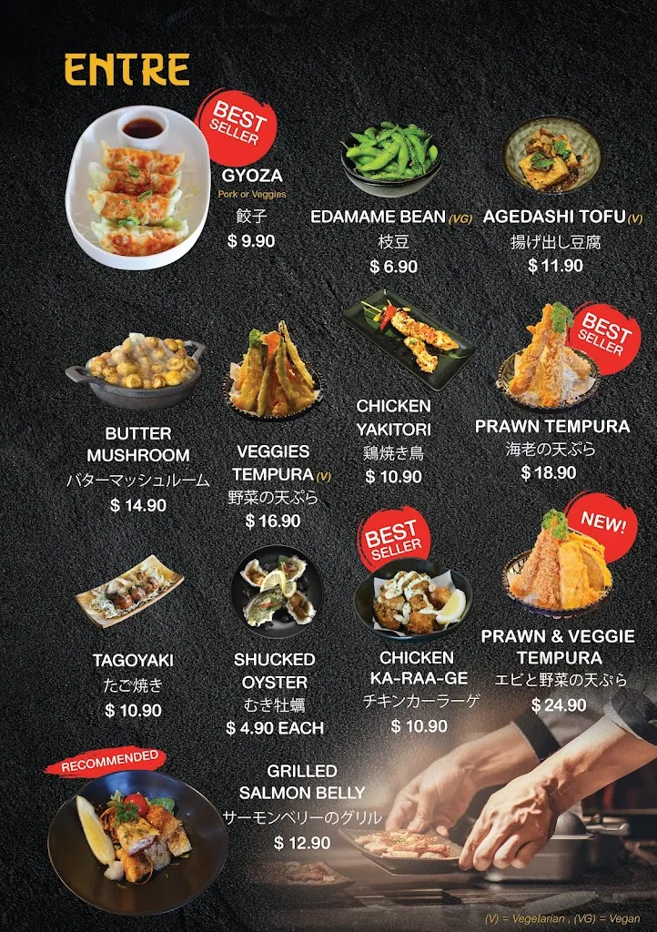 Menu_BELEAF TABLE Japanese Restaurant_Bomaderry_image_old_3