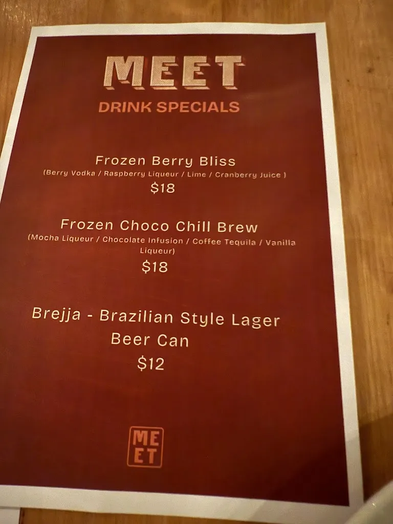 MEET restaurant in Bolton Point