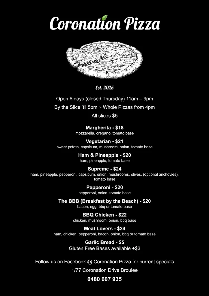 Menu_Coronation Pizza_Broulee_image_old_1