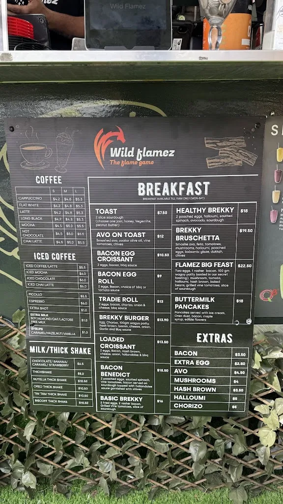 Wild Flamez_Bungarribee_menu_bild_2