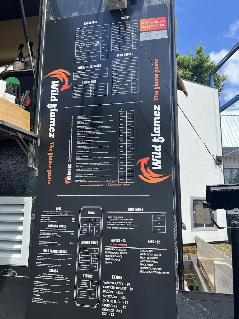 Wild Flamez_Bungarribee_menu_bild_3
