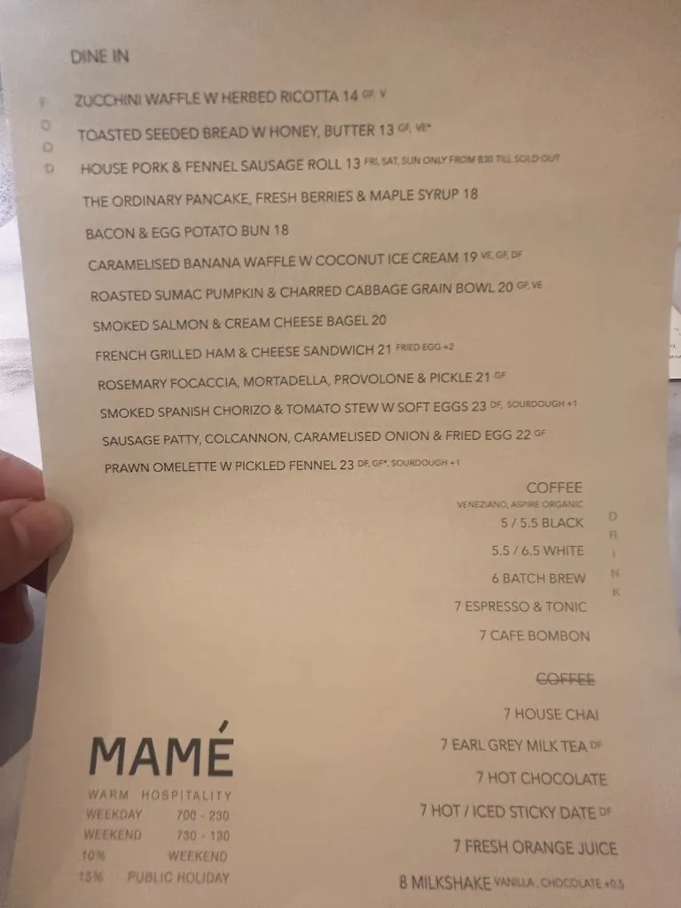Menu_CAFÉ MAMÉ_Crace_image_old_1