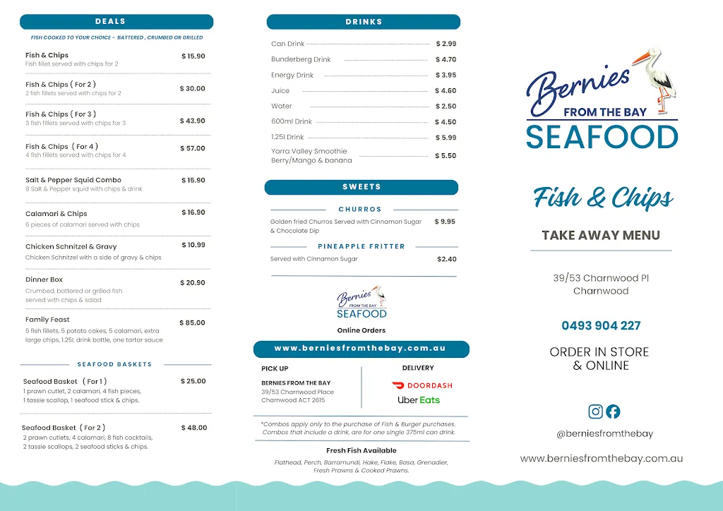 Menu_Bernie's From The Bay_Crace_image_old_2
