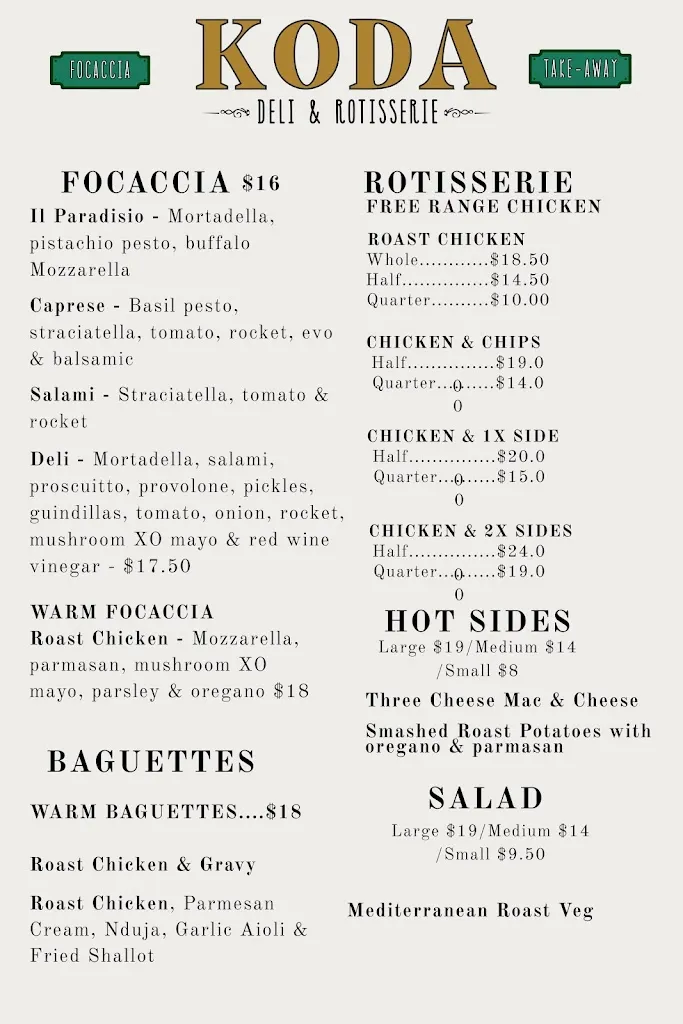 Menu_Koda Deli & Rotisserie_Deakin_image_old_1