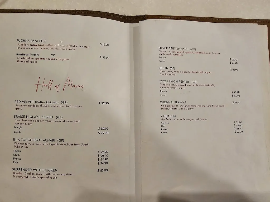 D Hall of Flames – Indian Restaurant South Yarra restaurant in Buxton