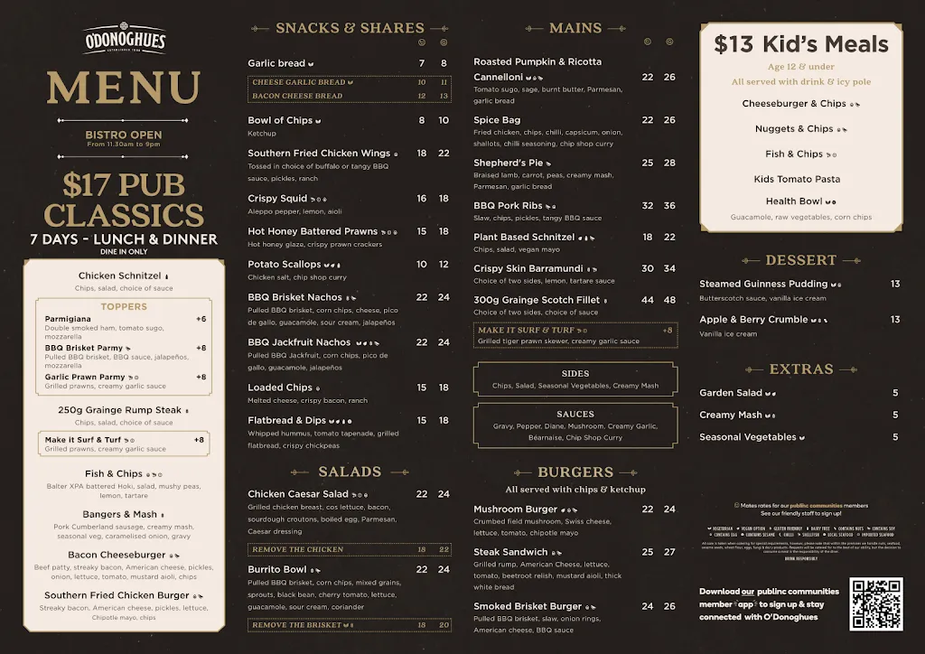 Menu_O'Donoghues Pub_Caddens_image_old_1