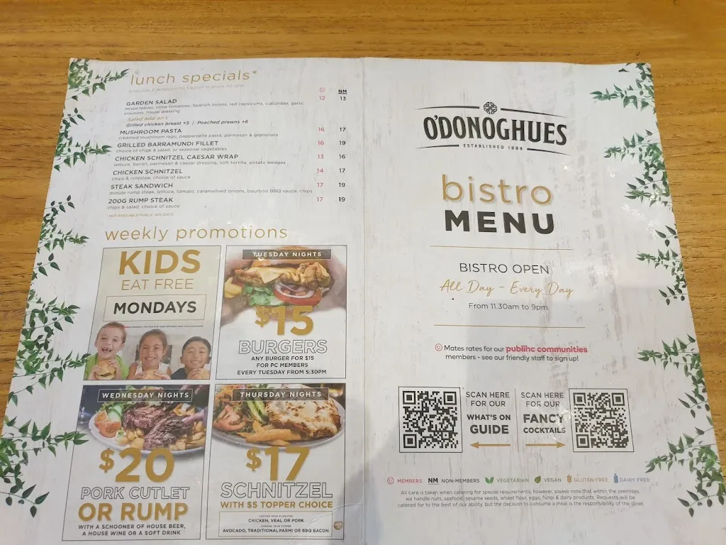 Menu_O'Donoghues Pub_Caddens_image_old_3
