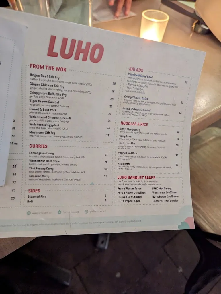 Luho Restaurant restaurant in Cammeray