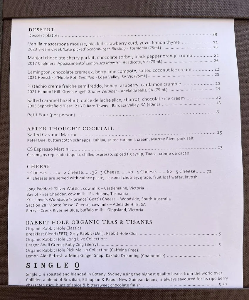 Cafe Sydney Restaurant_Camperdown_menu_image_2
