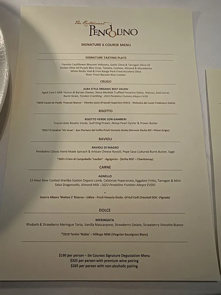 Menu_The Restaurant Pendolino_Camperdown_image_old_2