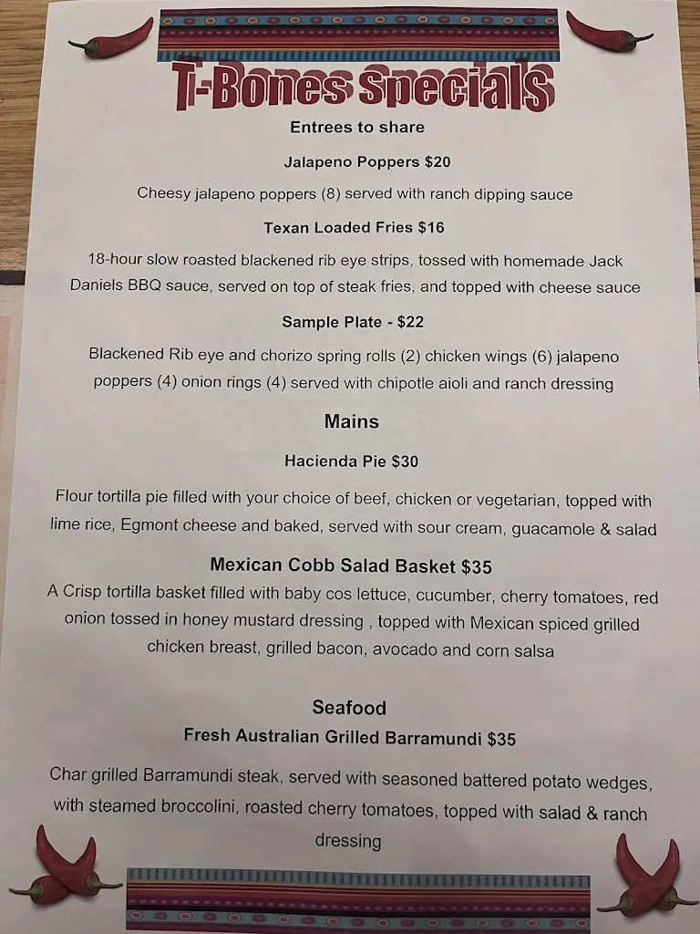 Menu_T-Bones Tex Mex_Cardiff_image_old_1