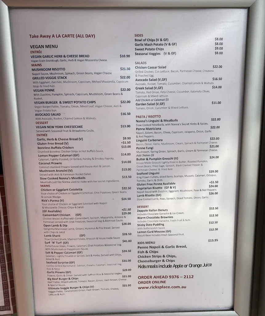 Menu_Rick’s Place_Carlton_image_old_3