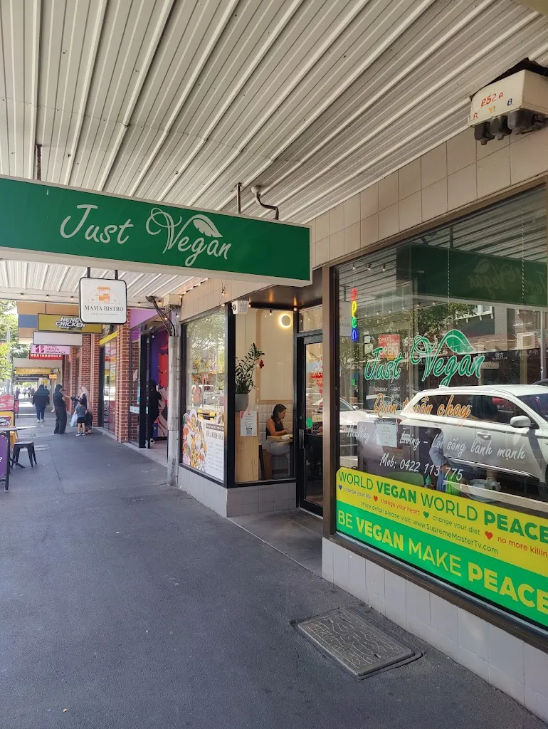 Just Vegan restaurant in Carlton
