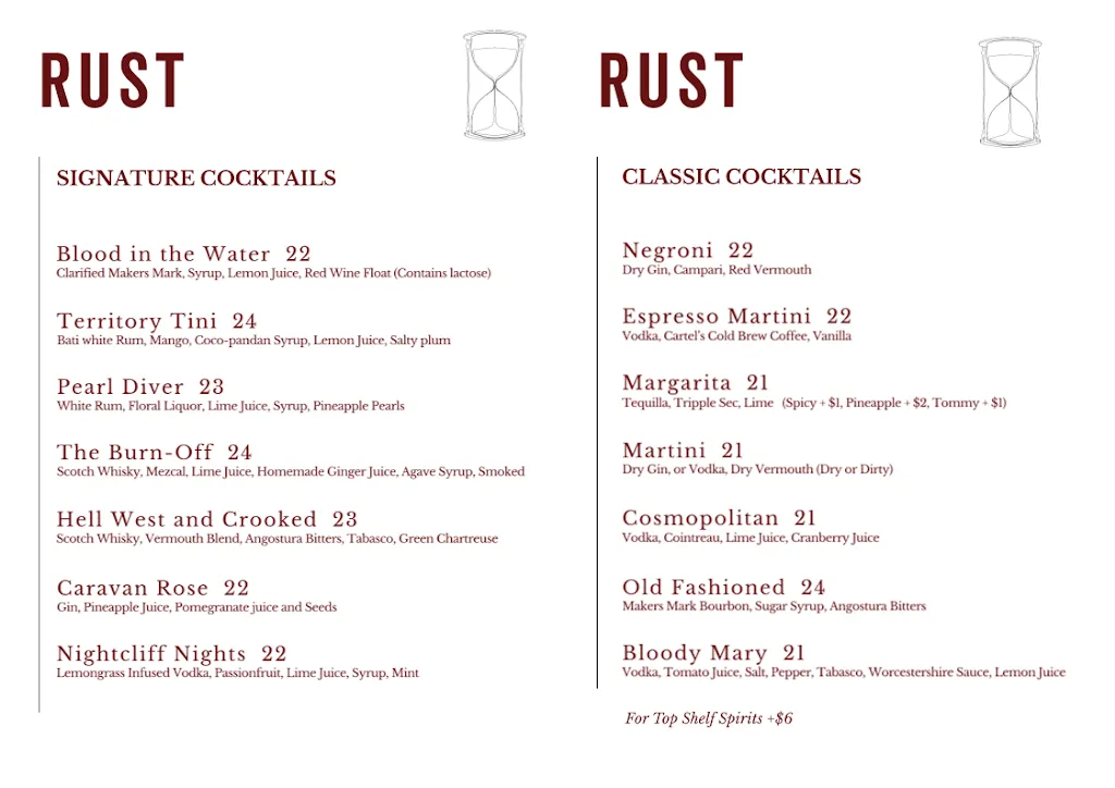 Menu_Rust Bar & Lounge_Casuarina_image_old_2