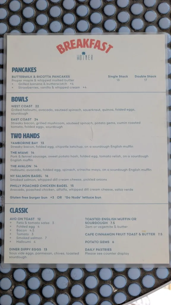 Menu_SUNSET DINER_Castlecrag_image_old_2