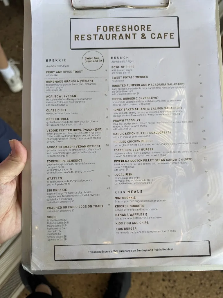 Menu_The Foreshore_Casuarina_image_old_1