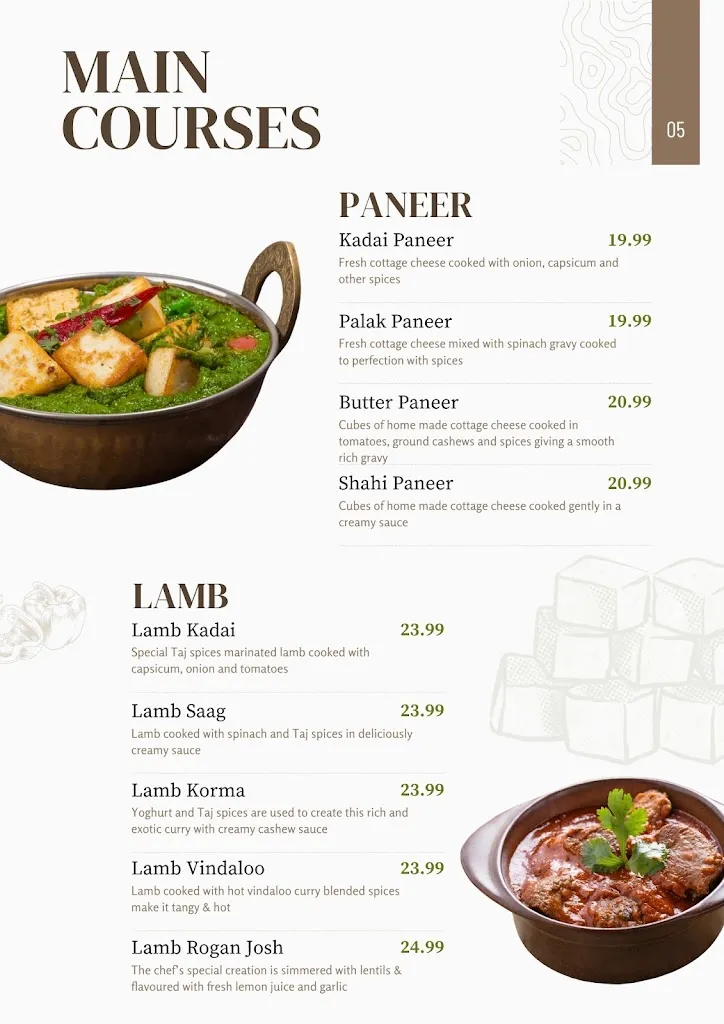 Menu_Taj Curry_Casuarina_image_old_2
