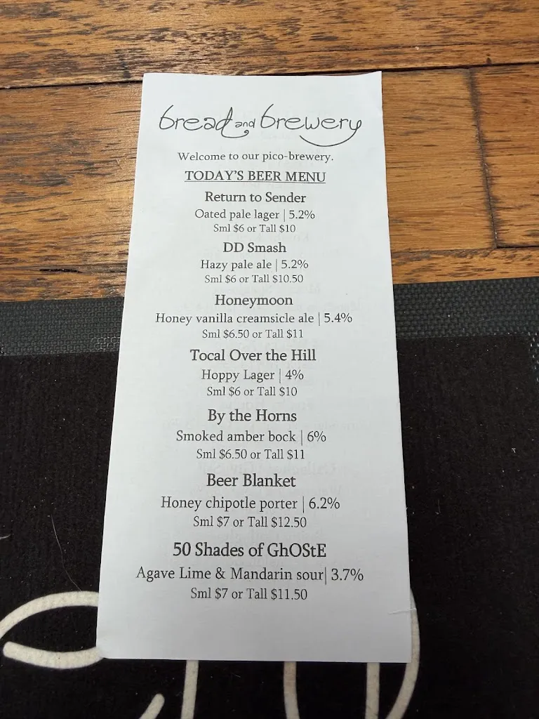 Menu_Bread and Brewery_Caves Beach_image_old_2