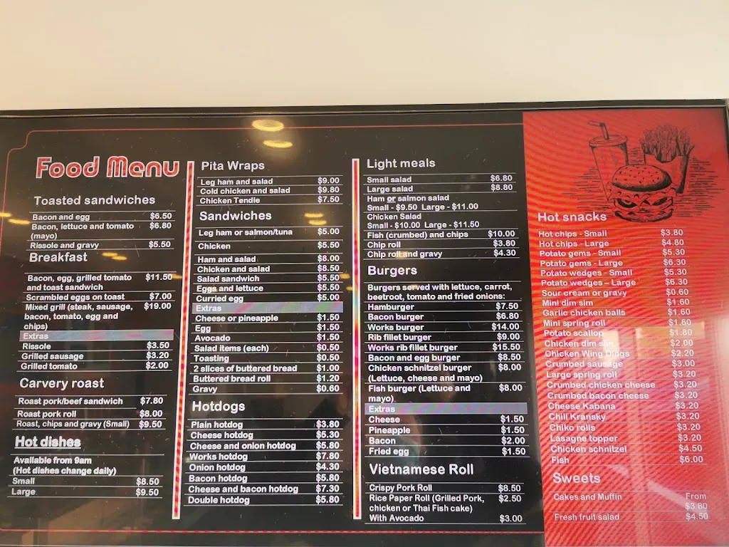 Menu_Warner Tavern_Clontarf_image_old_1