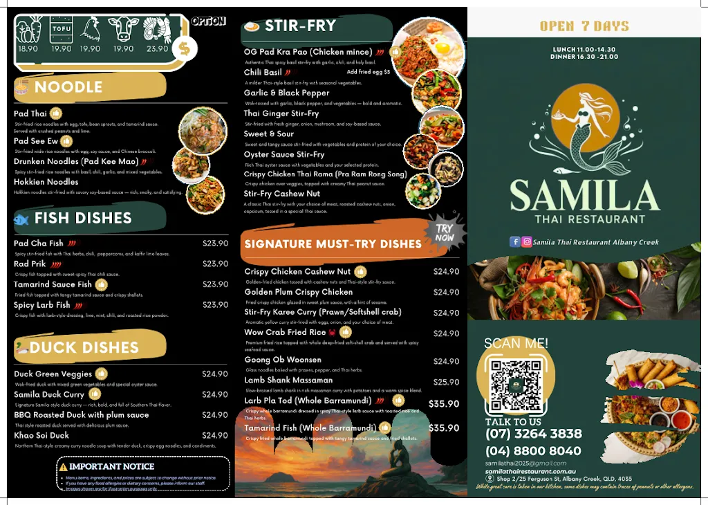 Menu_Samila Thai restaurant_Clontarf_image_old_1