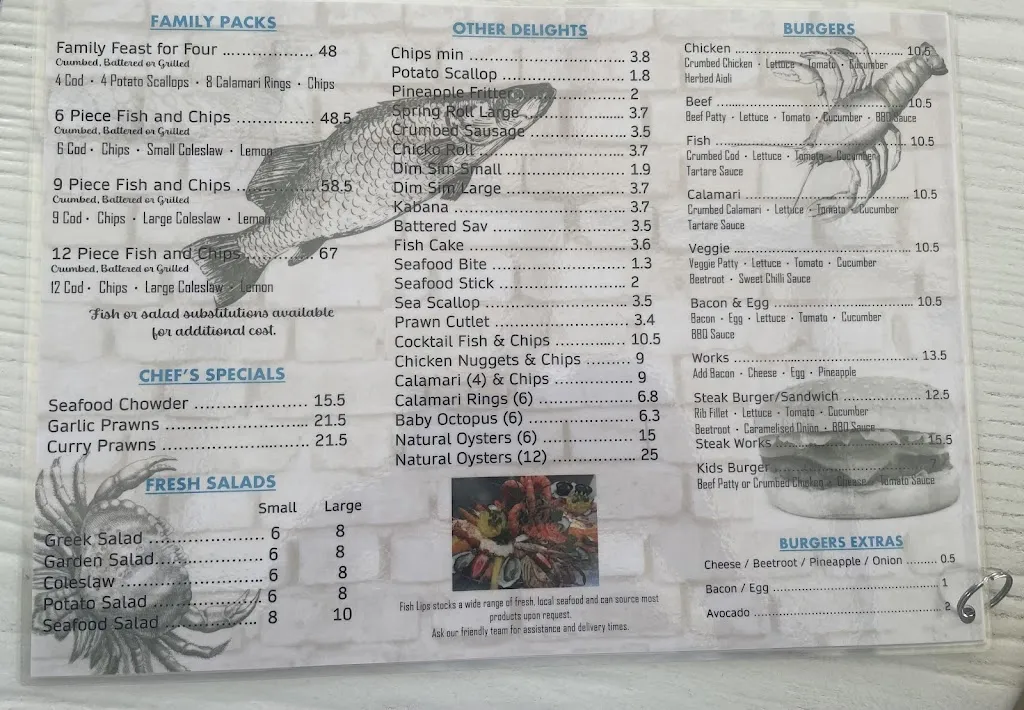 Menu_Fish Lips (Samford)_Clontarf_image_old_1
