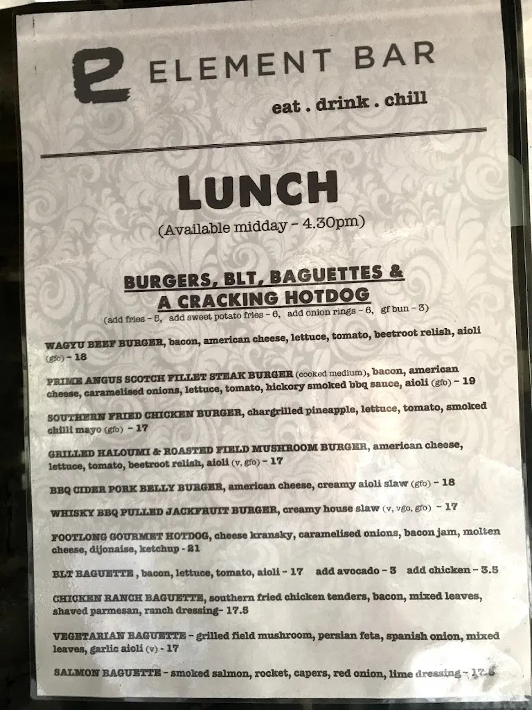 Menu_Element Bar_Coffs Harbour_image_old_2