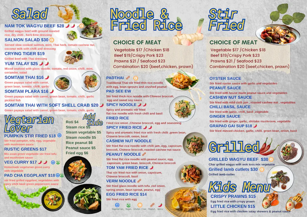 Rustic Thai Restaurant_Coniston_menu_bild_1