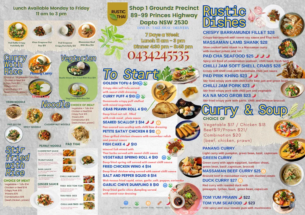 Rustic Thai Restaurant_Coniston_menu_bild_2