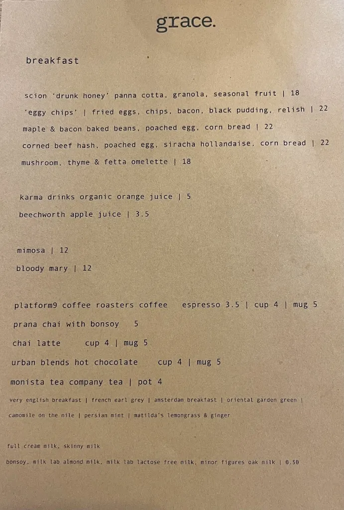 Menu_GRACE. bar + eatery_Corowa_image_old_2