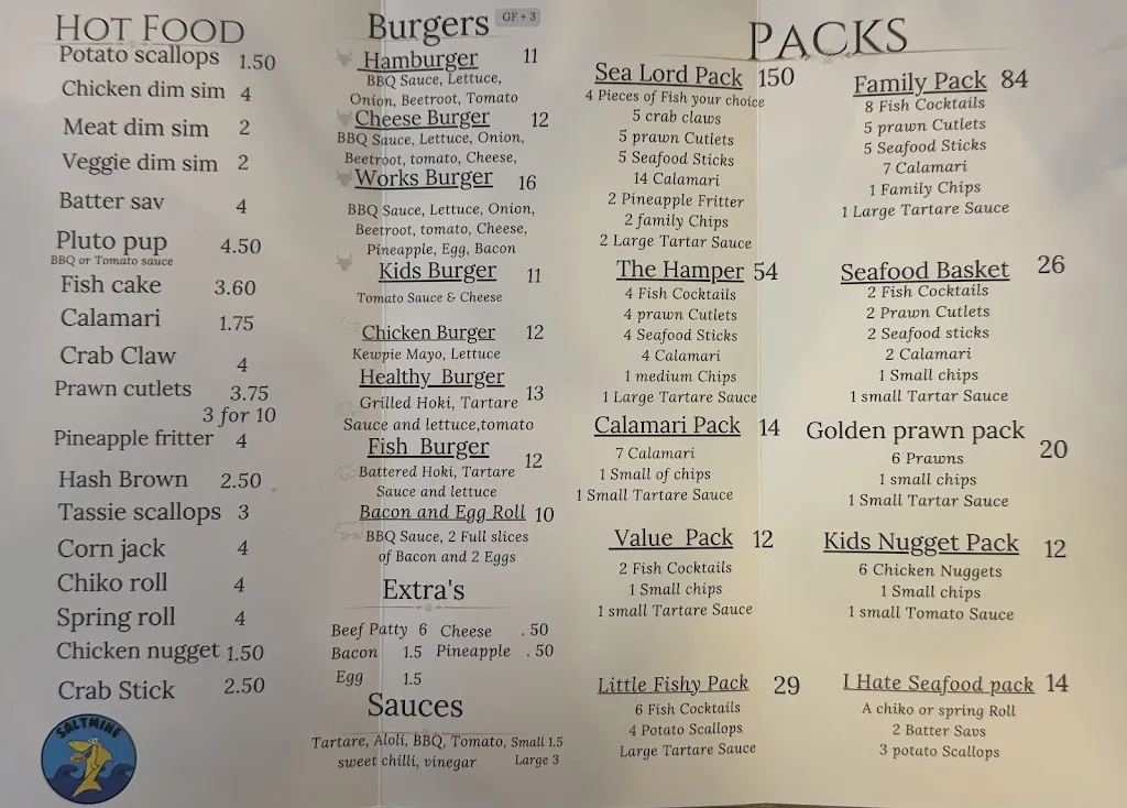 Menu_Salt Mine Fish & Chips_Corlette_image_old_3
