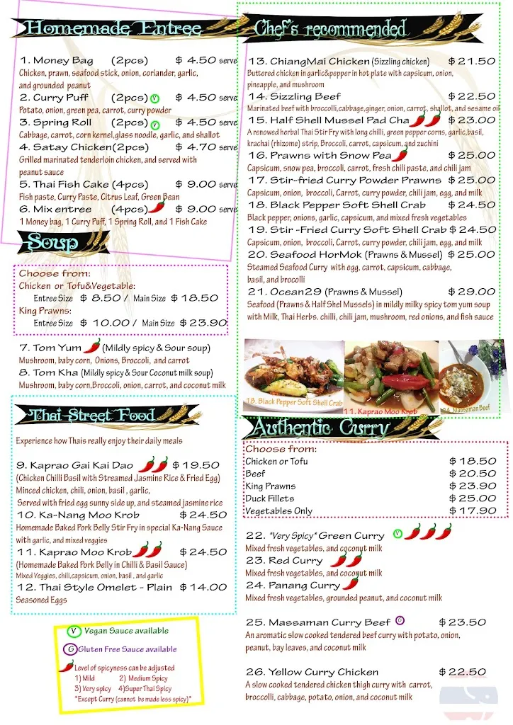 Memory Thai restaurant in Corindi Beach