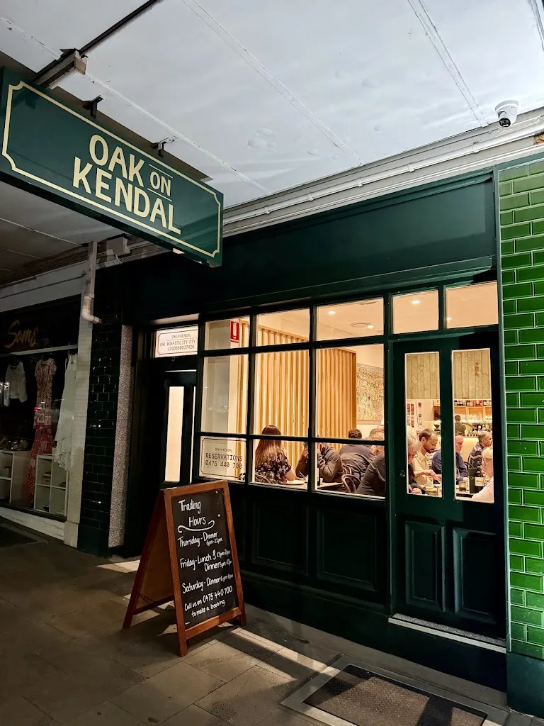 Oak on kendal restaurant in Cowra