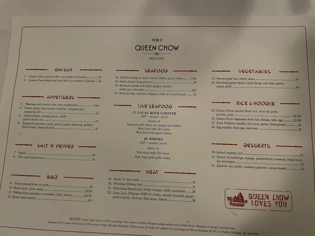 Menu_Queen Chow Narooma_Dalmeny_image_old_1
