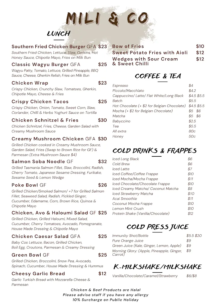 Menu_Mili & Co. Cafe_Edensor Park_image_old_2