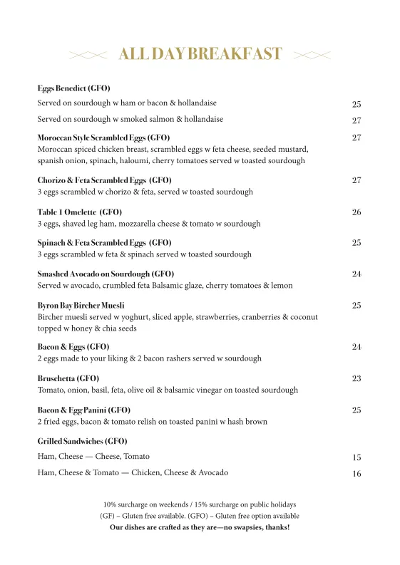 The Point Cafe_Eleebana_menu_bild_1