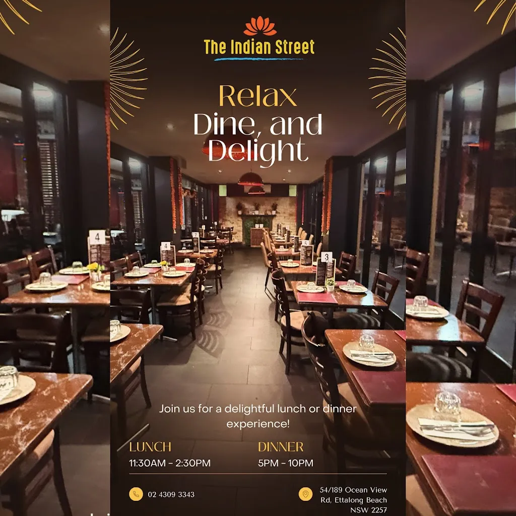 The Indian Street - Best Indian Restaurant in central coast (ettalong beach) nsw restaurant in Empire Bay